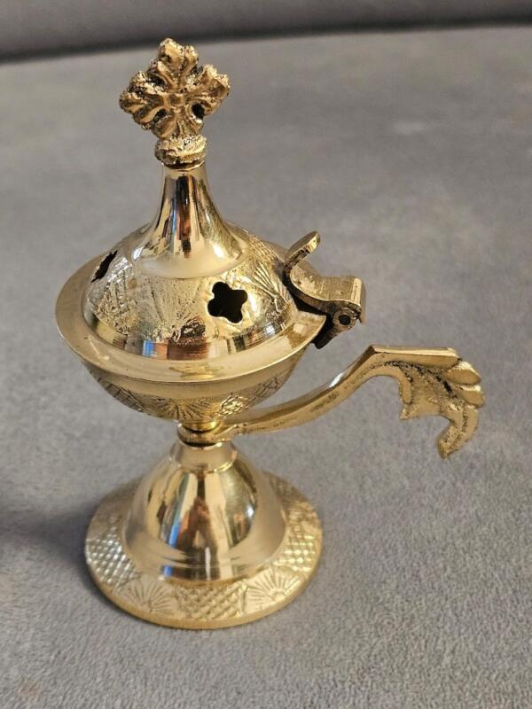 Incense Holder Catholic – Blessed Holy Land Craft - Image 2