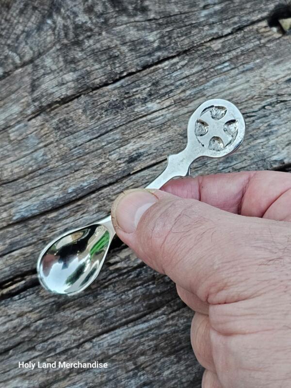 Spoon with cross for Incense burner from the Holy Land 10cm