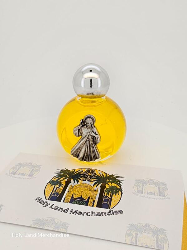 Anointing Oil Jasmine 15ml Glass bottle with an icon of the Holy Family - Image 3