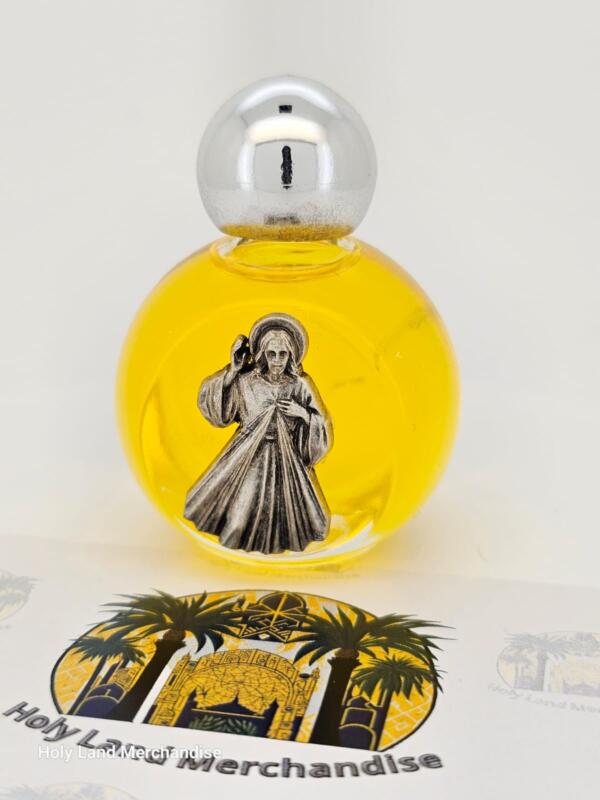 Anointing Oil Jasmine 15ml Glass bottle with an icon of the Holy Family