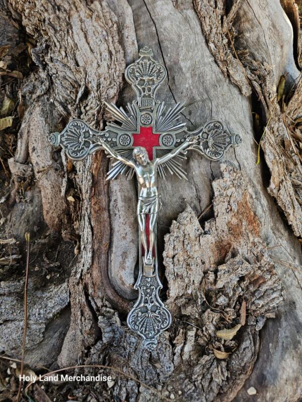 Big metal cross from the 80s Made in the Holy Land