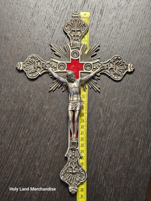 Big metal cross from the 80s Made in the Holy Land - Image 8