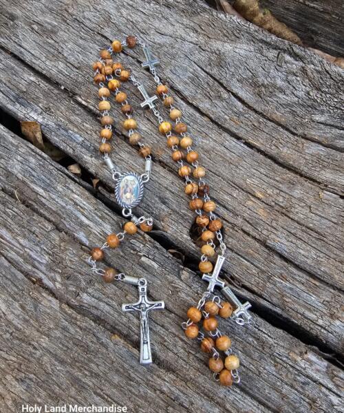 Rosary Handmade Olive wood 4mm beads