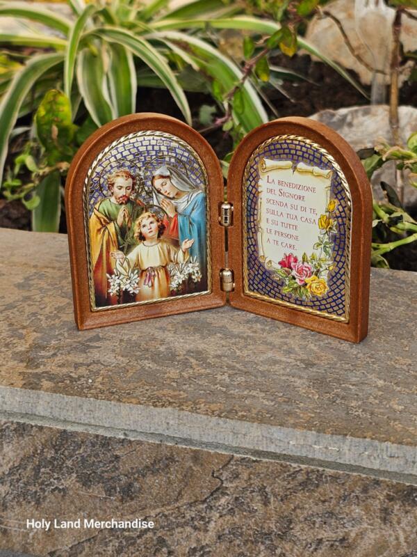 Diptych Holy Family and Blessing Icon | Orthodox Christian Icons for Sale
