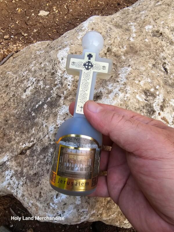 Anointing Oil Blessed oil from the Holy Land A special and sacred souvenir Blessed at The Church of the Annunciation - Image 2