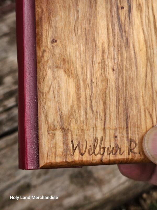 Handcrafted Olive Wood Bible from Bethlehem - Authentic Holy Land Craftsmanship - Image 8