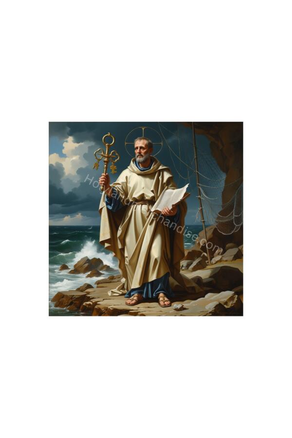 Custom Patron Saint Portrait – Personalized Christian Art Print | Choose Your Saint, Name & Verse | Digital Download - Image 7