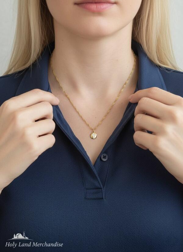 Dainty Gold Plated Cross Necklace · Tiny Pave Cross Pendant · Minimalist Christian Jewelry · Everyday Faith Necklace · Religious Gift - Image 2