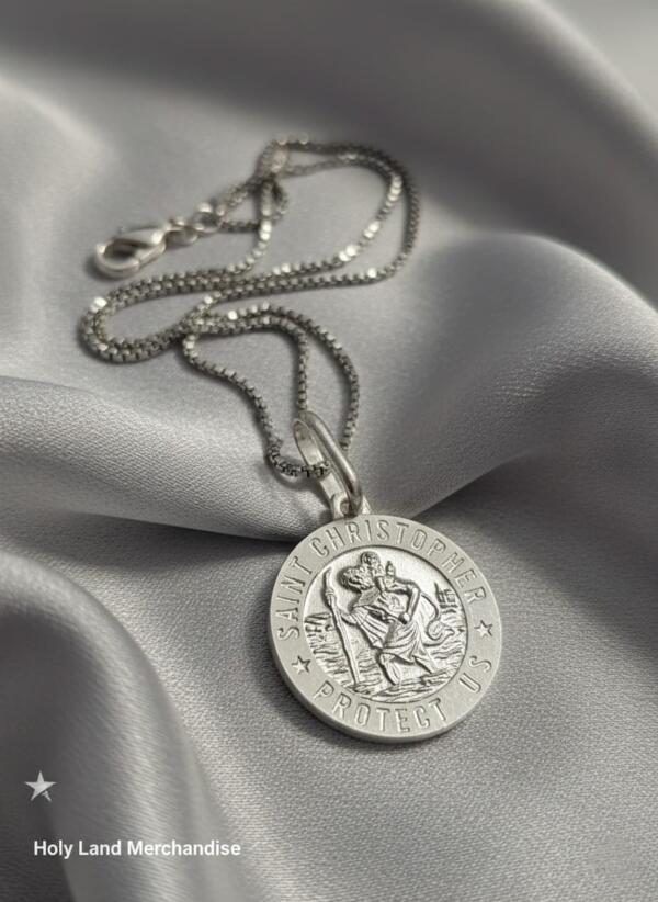 925 Sterling Silver Cross Necklace • Baptism Gift •  Gift for Her  • Confirmation Gift • Easter Gift • Christmas Gift - Image 2