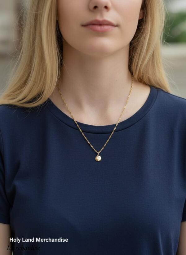 Dainty Gold Plated Cross Necklace · Tiny Pave Cross Pendant · Minimalist Christian Jewelry · Everyday Faith Necklace · Religious Gift - Image 4