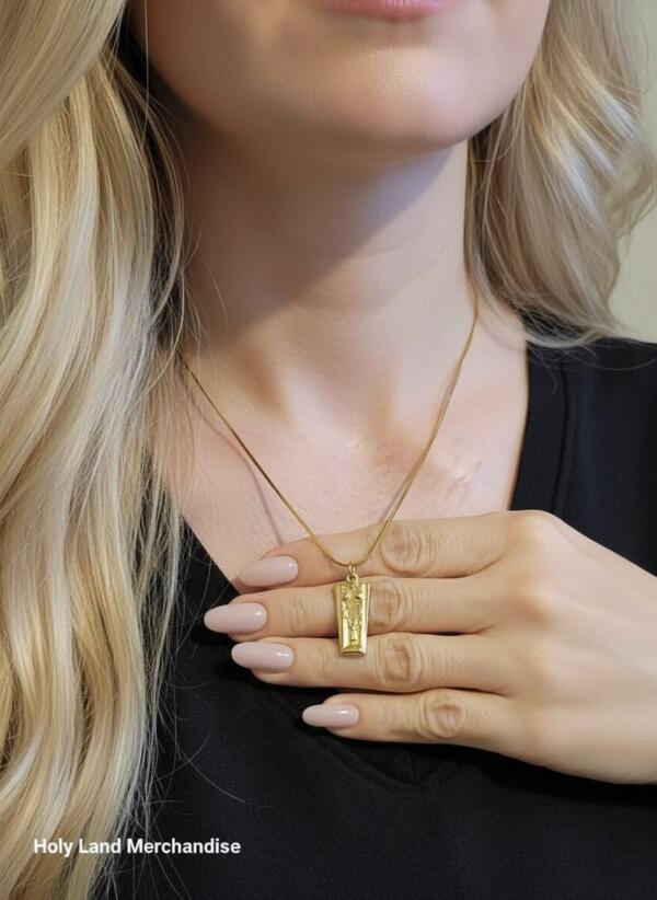 Holy Land Inspired Pendant · Christian Necklace · Symbol of Protection - Image 3