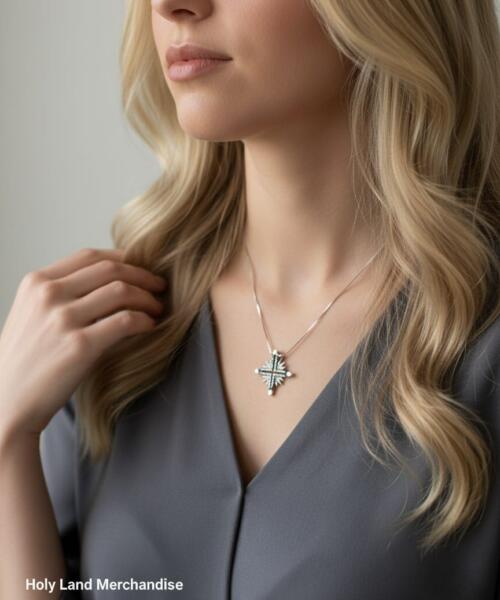 Transforming Cross Necklace – Sterling Silver 925 Convertible Christian Pendant | Faith-Inspired Jewelry
