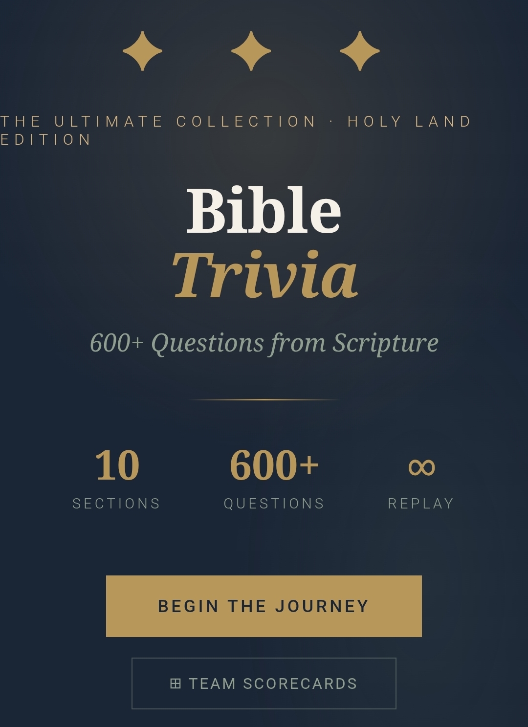 Bible Trivia Game — Holy Land Edition | 600+ Questions | Interactive Digital Download | Christian Family Game | Sunday School | Church Group Activity - Image 3