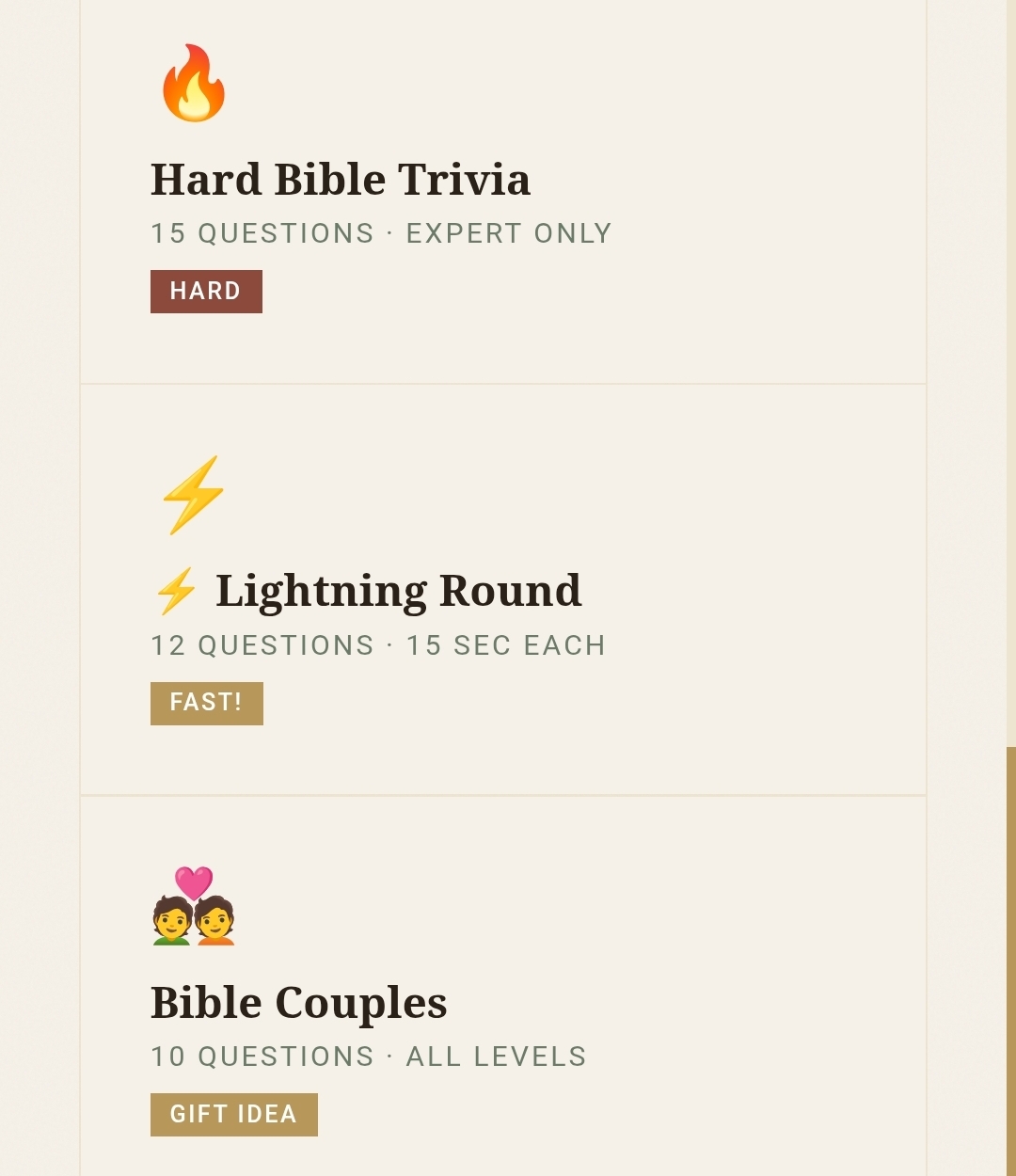 Bible Trivia Game — Holy Land Edition | 600+ Questions | Interactive Digital Download | Christian Family Game | Sunday School | Church Group Activity - Image 4