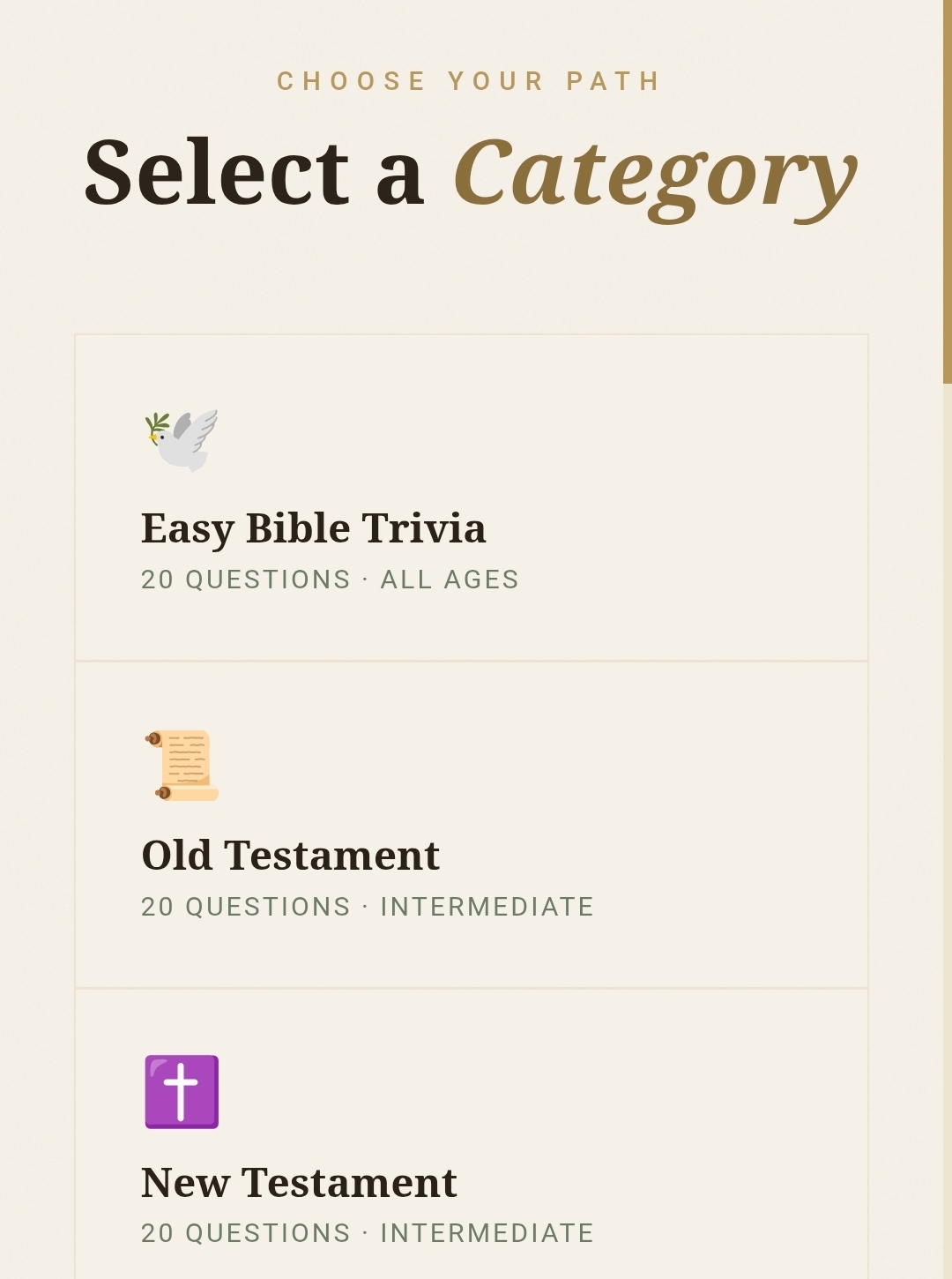 Bible Trivia Game — Holy Land Edition | 600+ Questions | Interactive Digital Download | Christian Family Game | Sunday School | Church Group Activity - Image 5