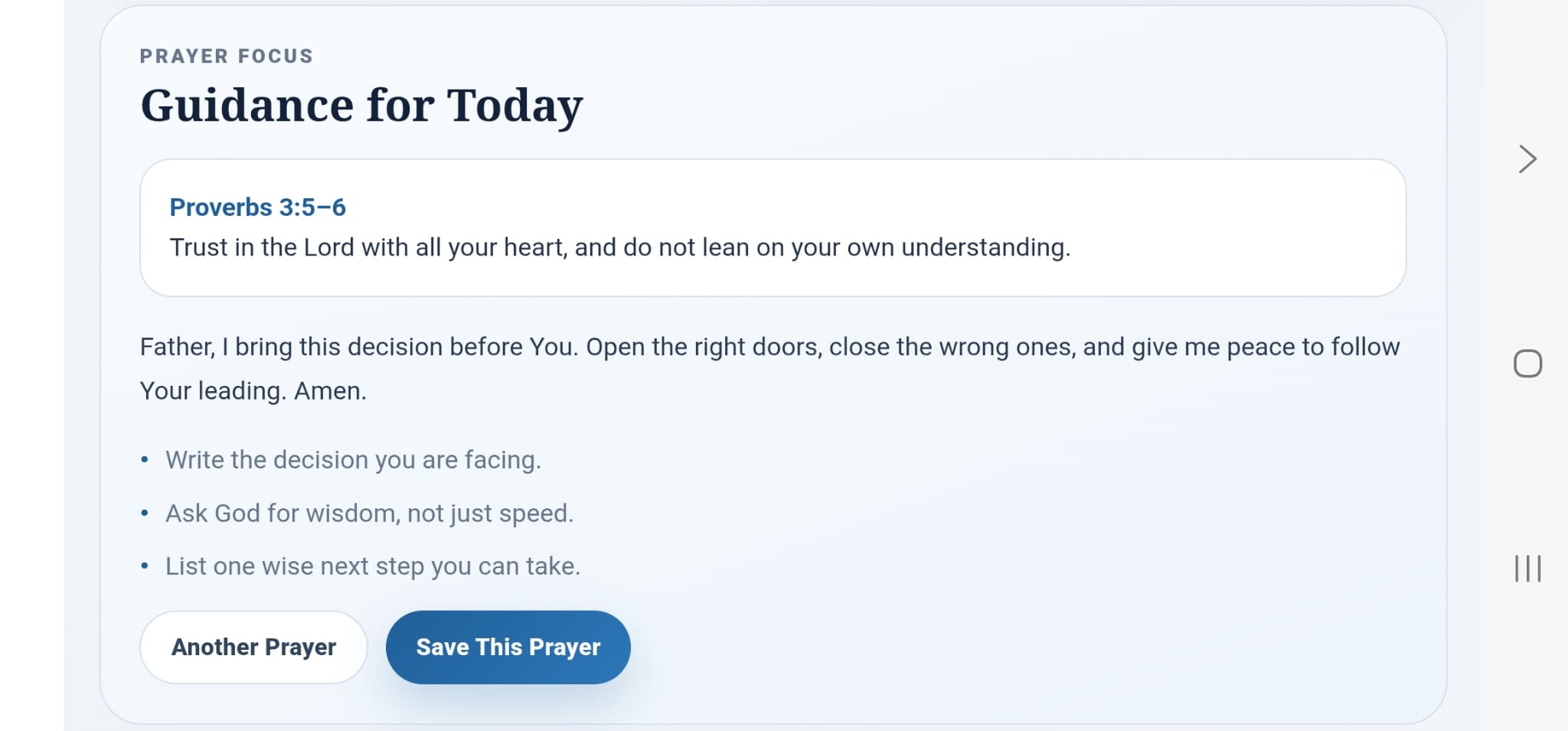 What Should I Pray Today? Interactive Prayer Helper HTML Tool, Christian Prayer Journal, Bible Verse Prompts, Daily Devotional - Image 2