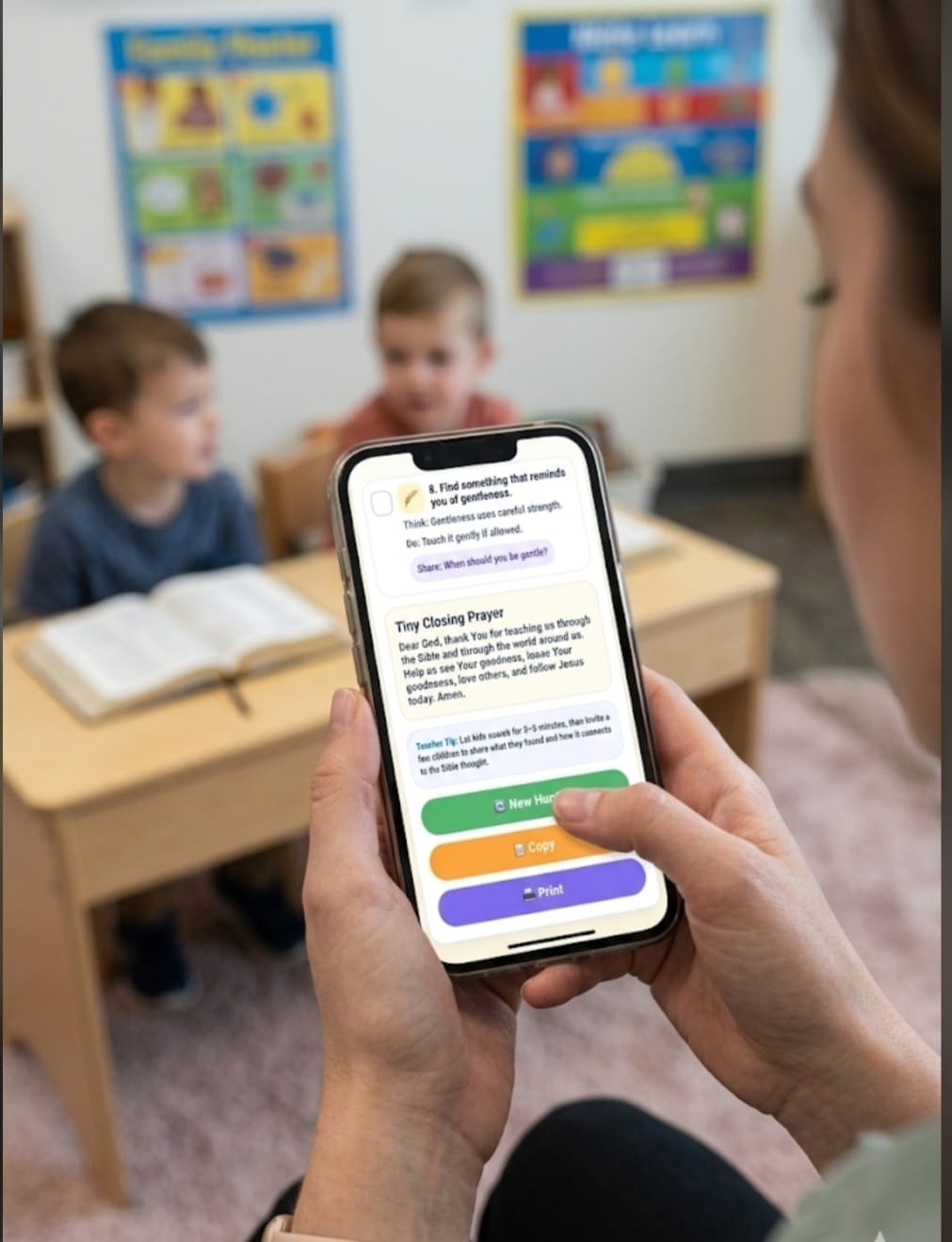 Bible Scavenger Hunt for Kids, Interactive Christian Game, No Prep Sunday School Activity, Kids Church HTML Tool, Not PDF