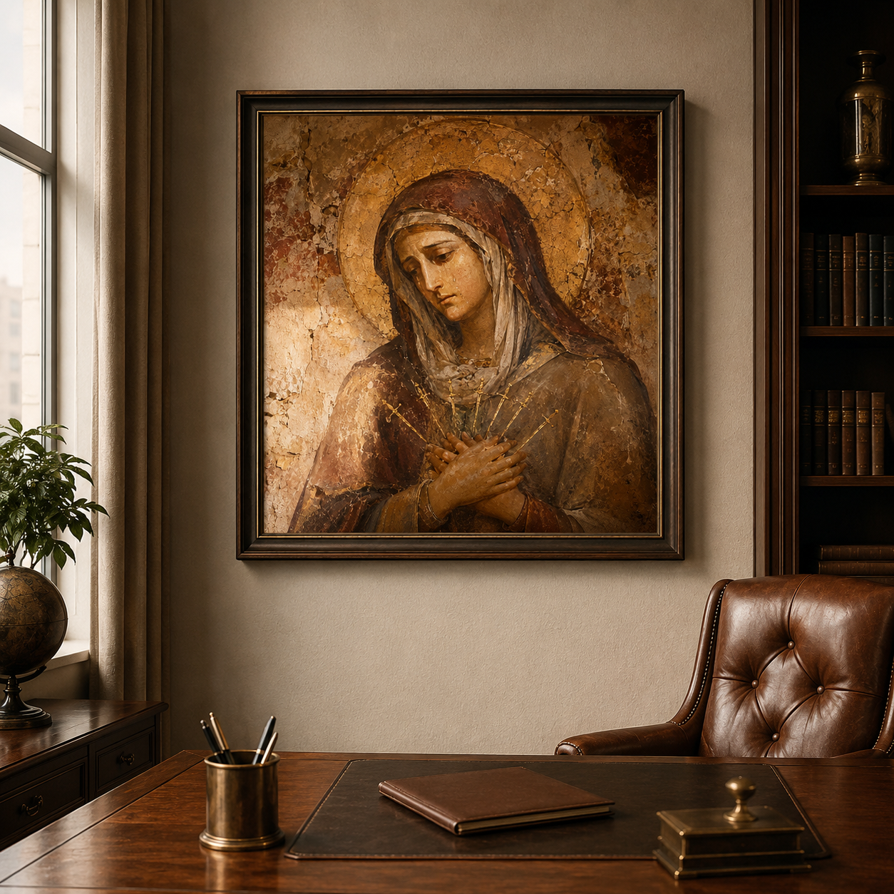 Our Lady of Sorrows Wall Art – Mater Dolorosa Catholic Print - Image 3